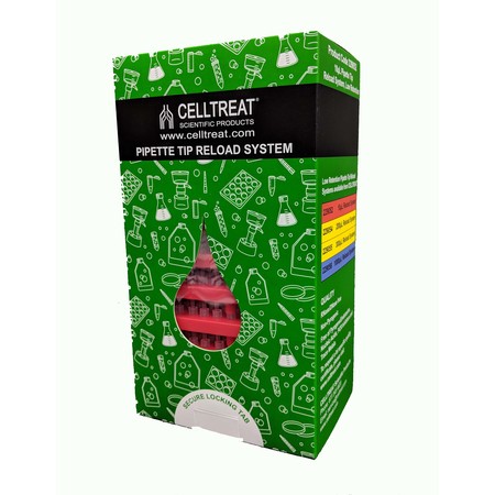 CELLTREAT Low Retention Pipette Tip Reload System, Non-sterile, 10µL 229052